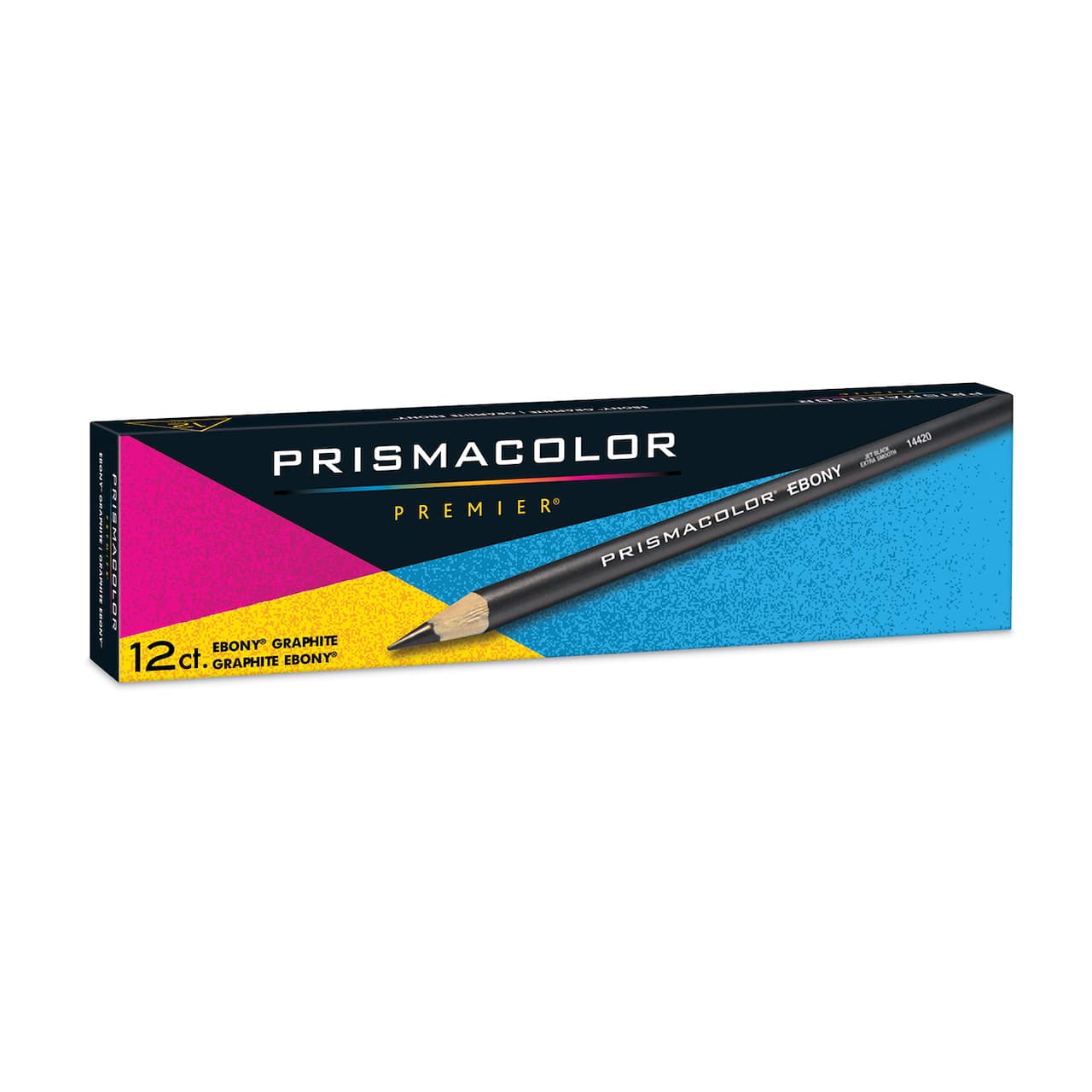 Prismacolor® Premier® Black Ebony Graphite Drawing Pencils, 12ct.